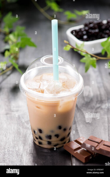 Chocolate Milk Tea with Tapioca Perls 500 ml.