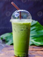 Matcha Milk Tea with Tapioca Perls 500 ml.