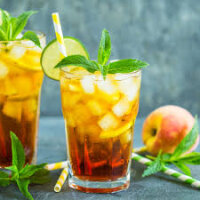 Peach Iced Tea without Topping 500 ml.