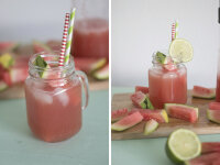 Watermelon Iced Tea without Topping 500 ml.