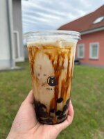 Brown Sugar Milk Tea with Tapioca Perls 500 ml.