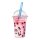 Pink Milk Tea with Tapioca Perls 500 ml.
