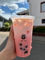 Watermelon Milk Tea with Tapioca Perls 500 ml.